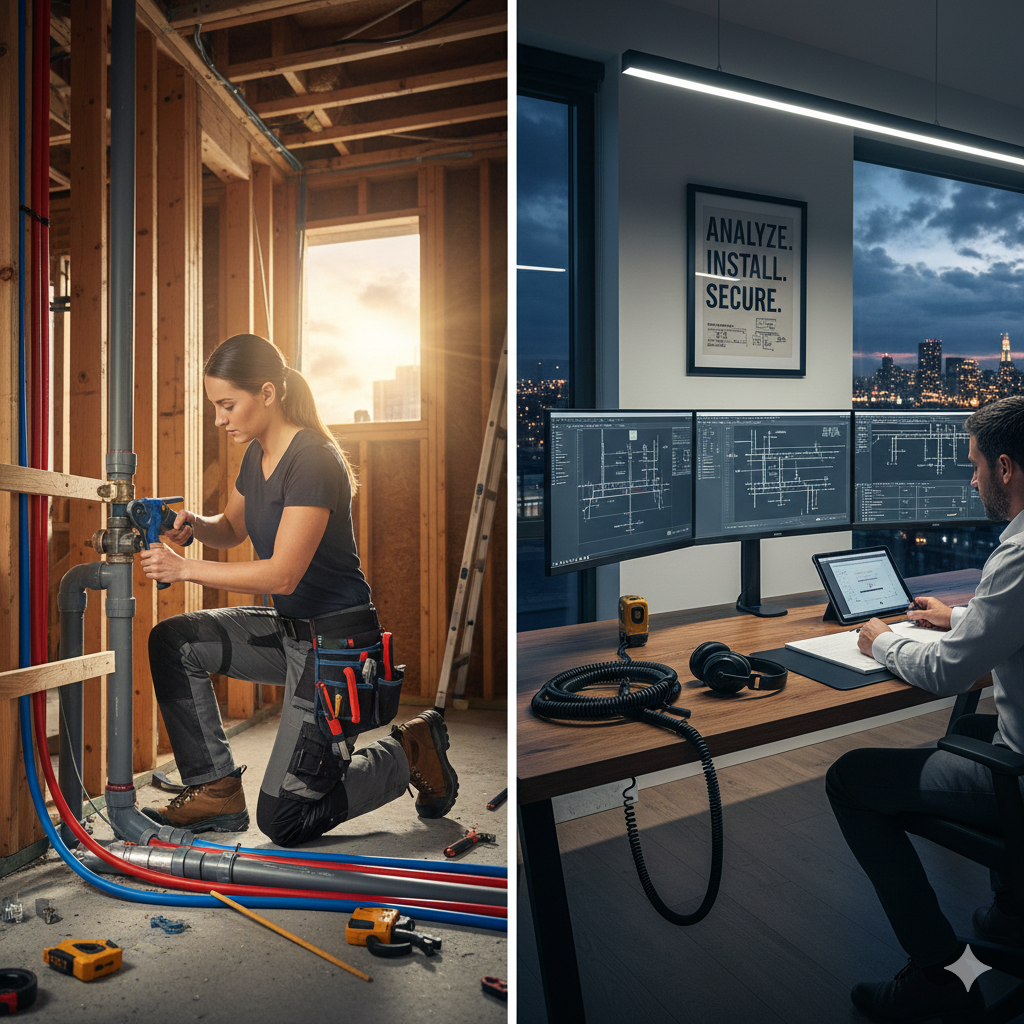 تصویر مقاله: راهنمای جامع و تخصصی نگارش رزومه برای شغل لوله‌کش (Plumber)